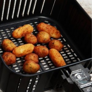 easy, quick and delicious baked air fryer potatoes