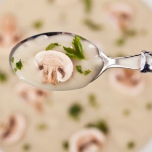 yummy, delicious and creamy mushroom soup recipe