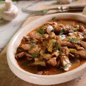 Beef Stroganoff is such a comfort food - delicious especially on cold days - served on a warm bed of rice or pasta of your choice with veggies on the side. Creamy and tasty.