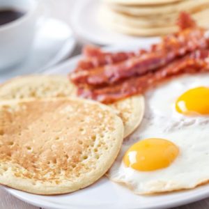 delicious, quick and easy bacon and eggs recipe