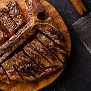 Mouthwatering T-Bone, Oven-Baked Steak, Hearty Meal, Flavorful Steak, Unforgettable Dish