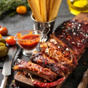 Perfectly Cooked Ribs, Irresistible Lamb Ribs, Delightful Dish, Rich Flavor, Lamb Delicacy