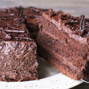chocolate layer cake, decadent chocolate cake, moist chocolate cake, chocolate ganache frosting, chocolate lover's delight, birthdays, special occasions, dessert enthusiasts