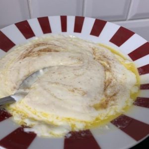 Melkkos recipe, South African comfort food, milk-based dish, traditional recipe, warm milk, flour, cinnamon, creamy porridge, soul-soothing delicacy, easy-to-follow recipe