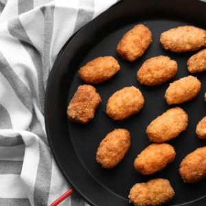 Delicious Salmon, Air Fryer Croquettes, Crispy and Flavorful, Seafood Delight, Quick Meal