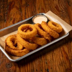 Homemade Onion Rings, Diner Classic, Comfort Food, Crispy Snacks, Crowd Pleaser